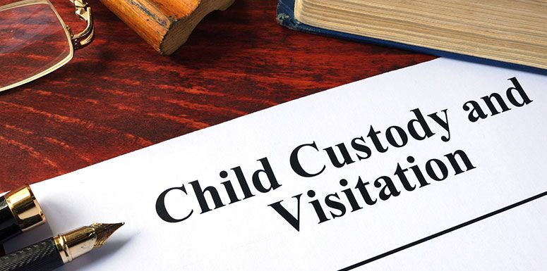 Child Custody Paper and Pens